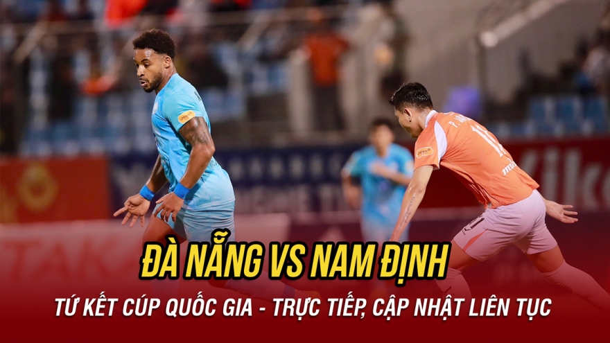 Trực tiếp Đà Nẵng 0-2 Nam Định: Xuân Son ghi bàn